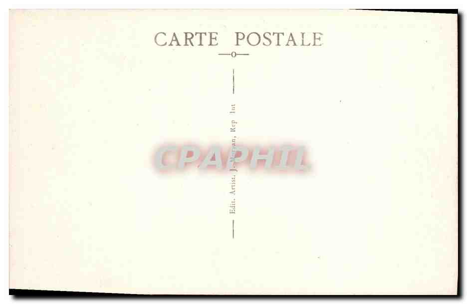 CPA Vitre Le Chateau La Chapelle et L Hotel de Ville — Rückseite