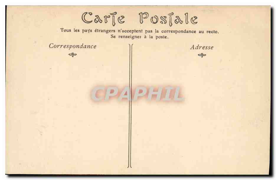 Château de VITTRÉ — Vue au nord prise du Val — Éditeur : CPAPHIL, n° 22 — Verso
