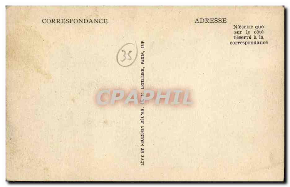 VITRE — La Place et la Rue de la Liberté — IMP. LEVY ET NEURDEN REUNIS — Reverso