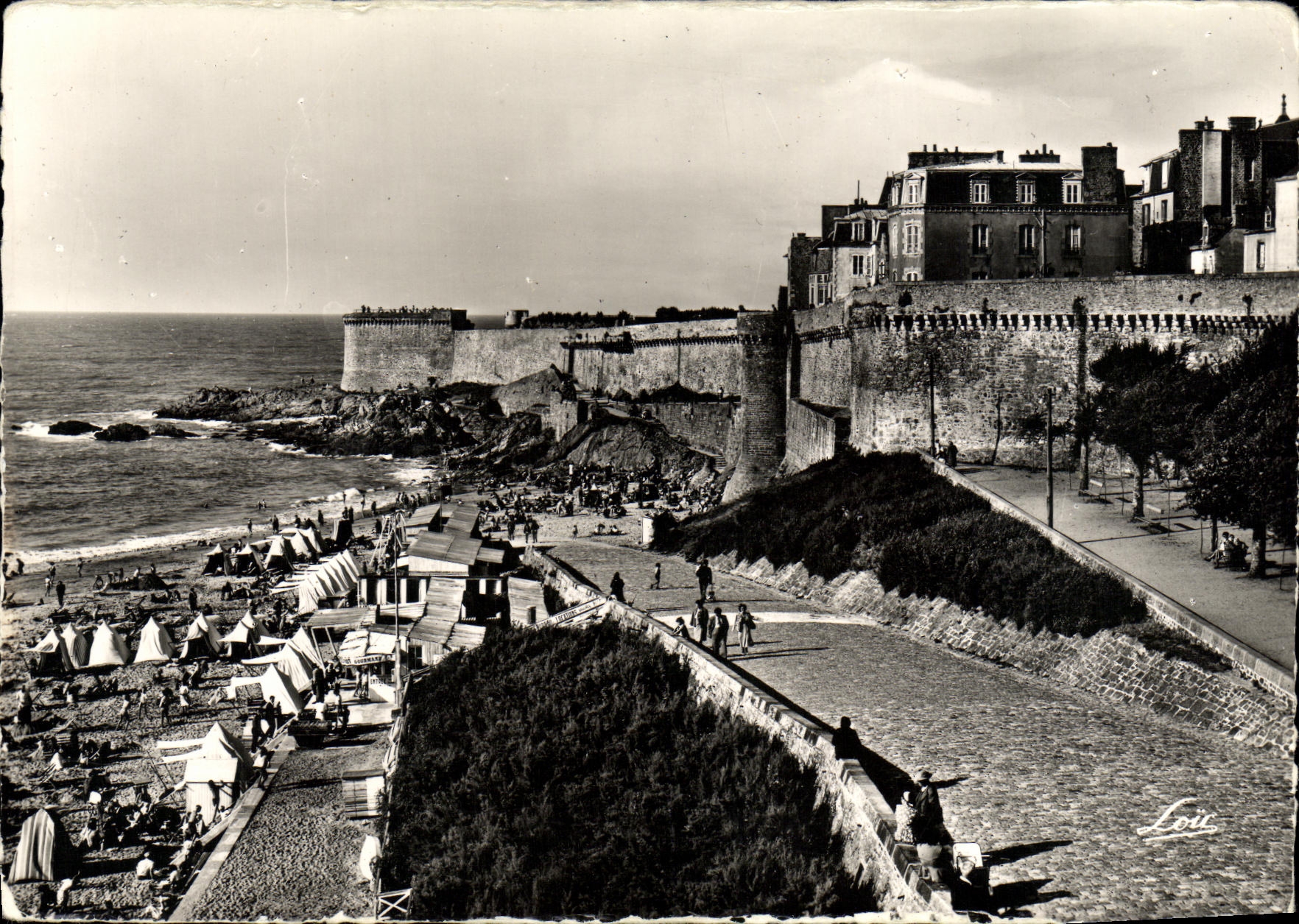 Saint-Malo — Plage Bon-Secours — Loïc - Anverso