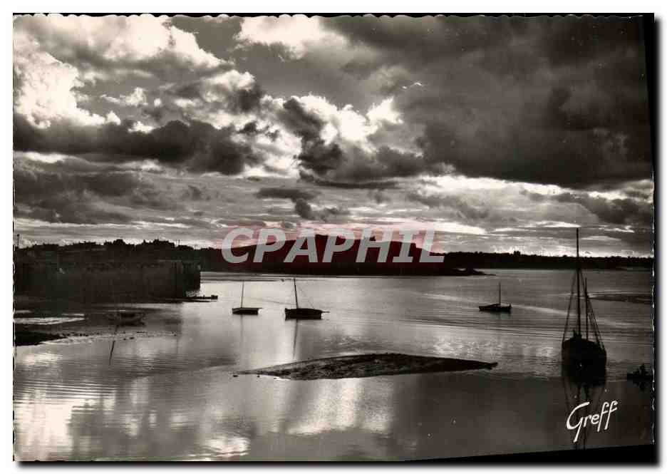 Saint-Malo (I.-et-V.) - Crépuscule — Éditions CREFF, n°12 - Anverso