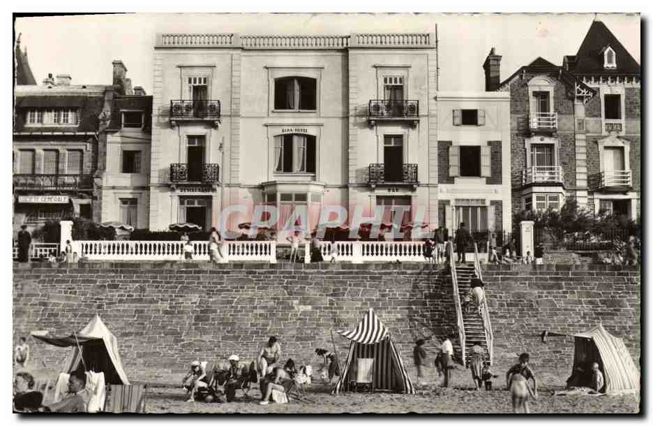 Hôtel Alba — Sur la digue — Édition C. Beroud, Saint-Malo