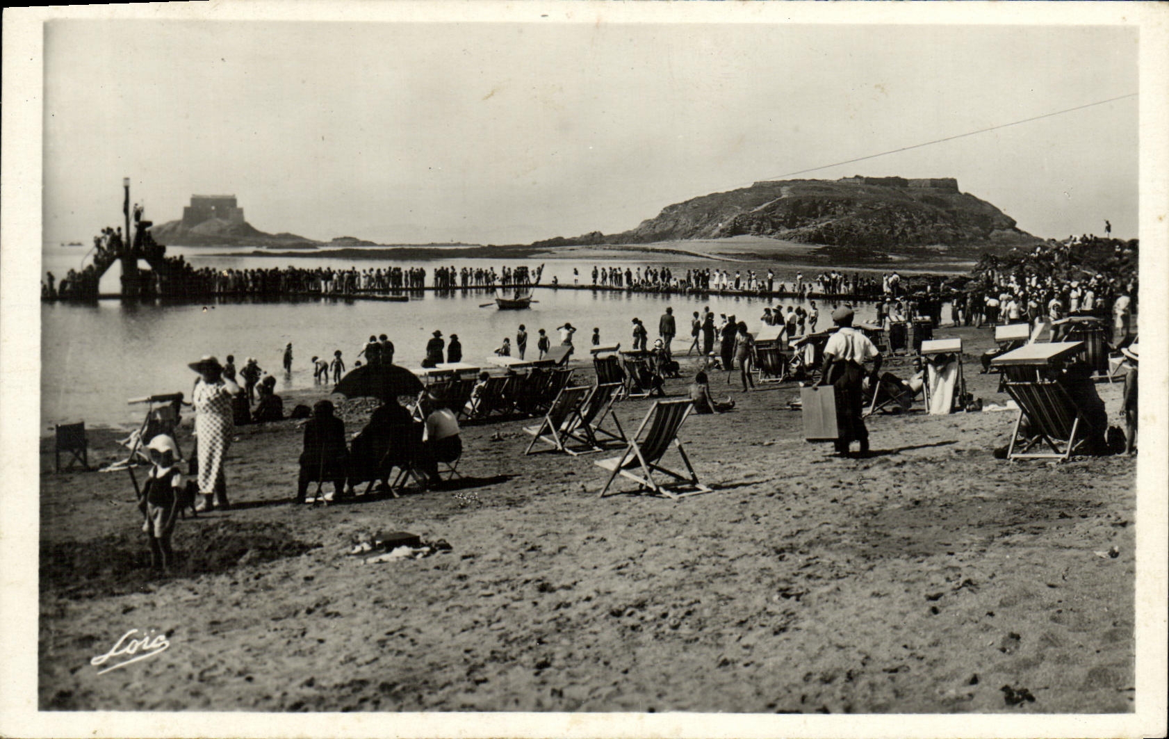 St-Malo - Piscine de la Plage — Côte d'Émeraude — Éditeur MESNY, Rennes, n° 1356