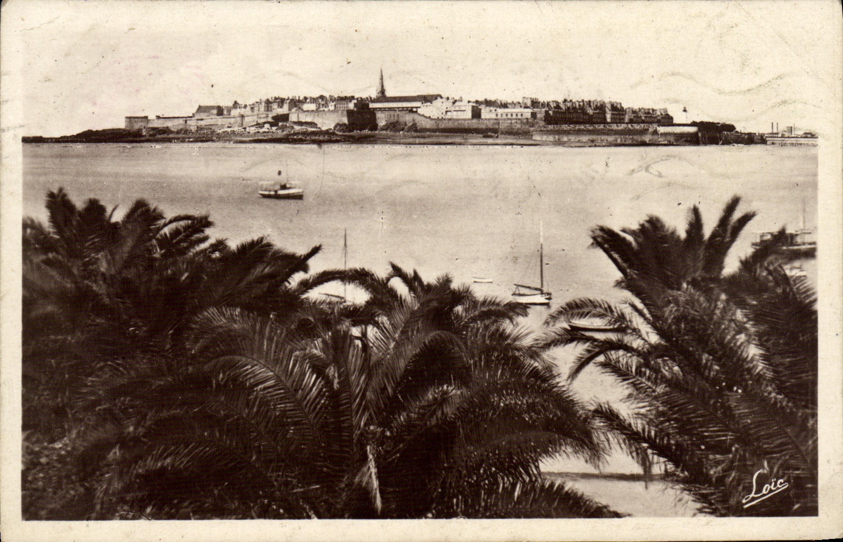 Saint-Malo — vista de la Palmeraie de Dinard — Loïc