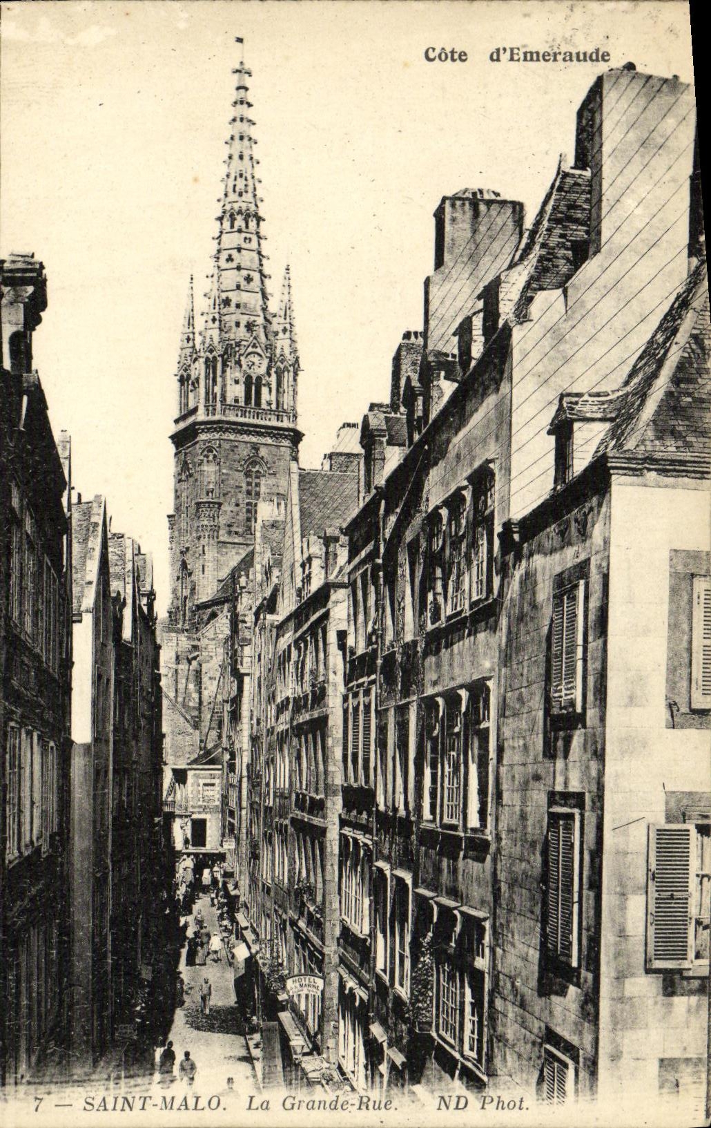 Saint-Malo — La Grande-Rue — Côte d’Emergeaude — ND Phot.