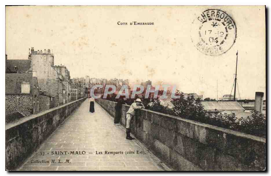 Saint-Malo — The Walls (East Side) — Collection H. L. M.