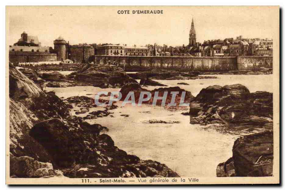 Saint-Malo — Vue générale de la Ville — Édition Mesny - Rennes, n°111