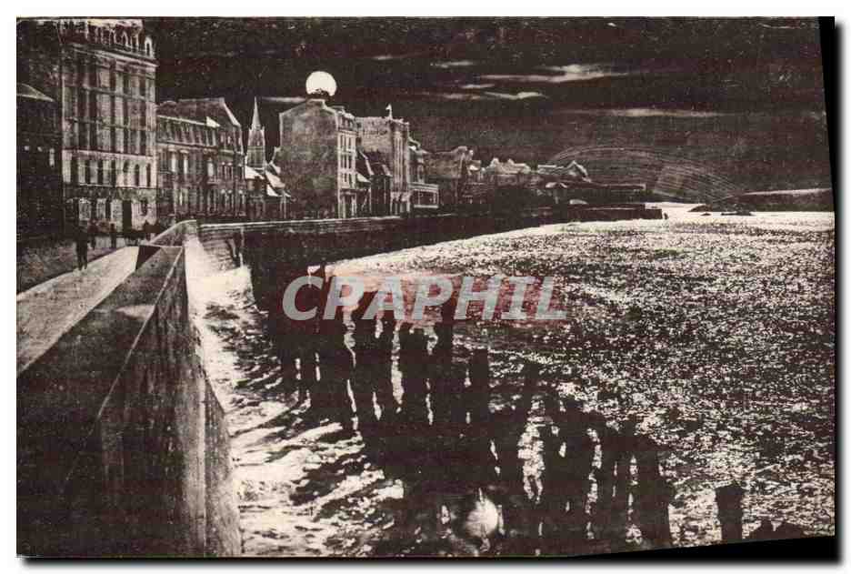CPA St Malo Effet de Lune