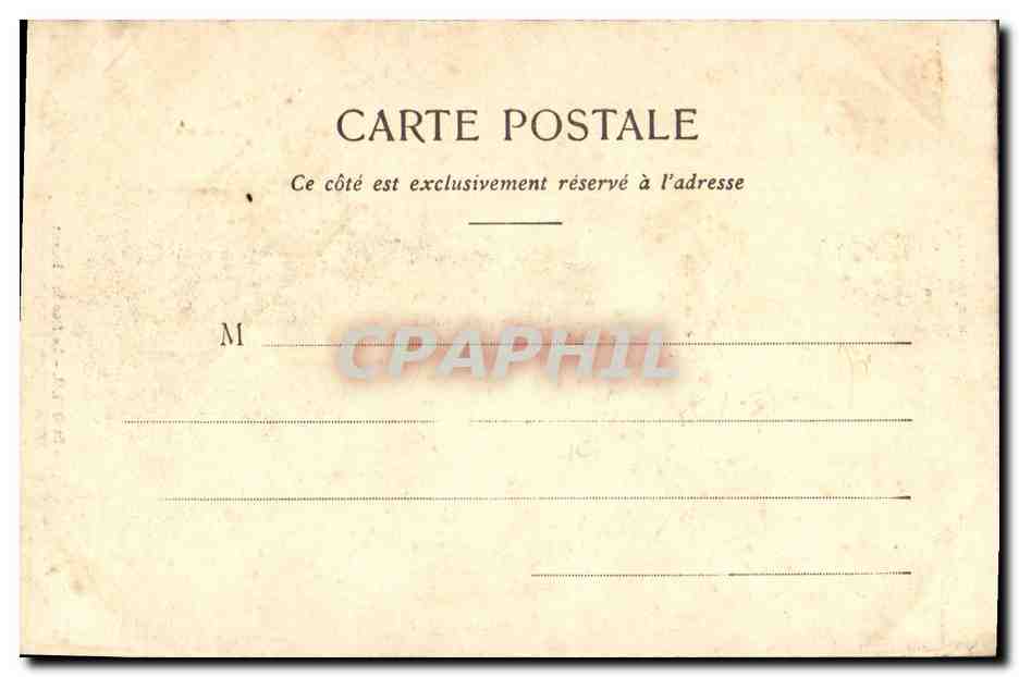Tarjeta postal antigua Saint-Malo La Rue Saint-Vincent — Reverso