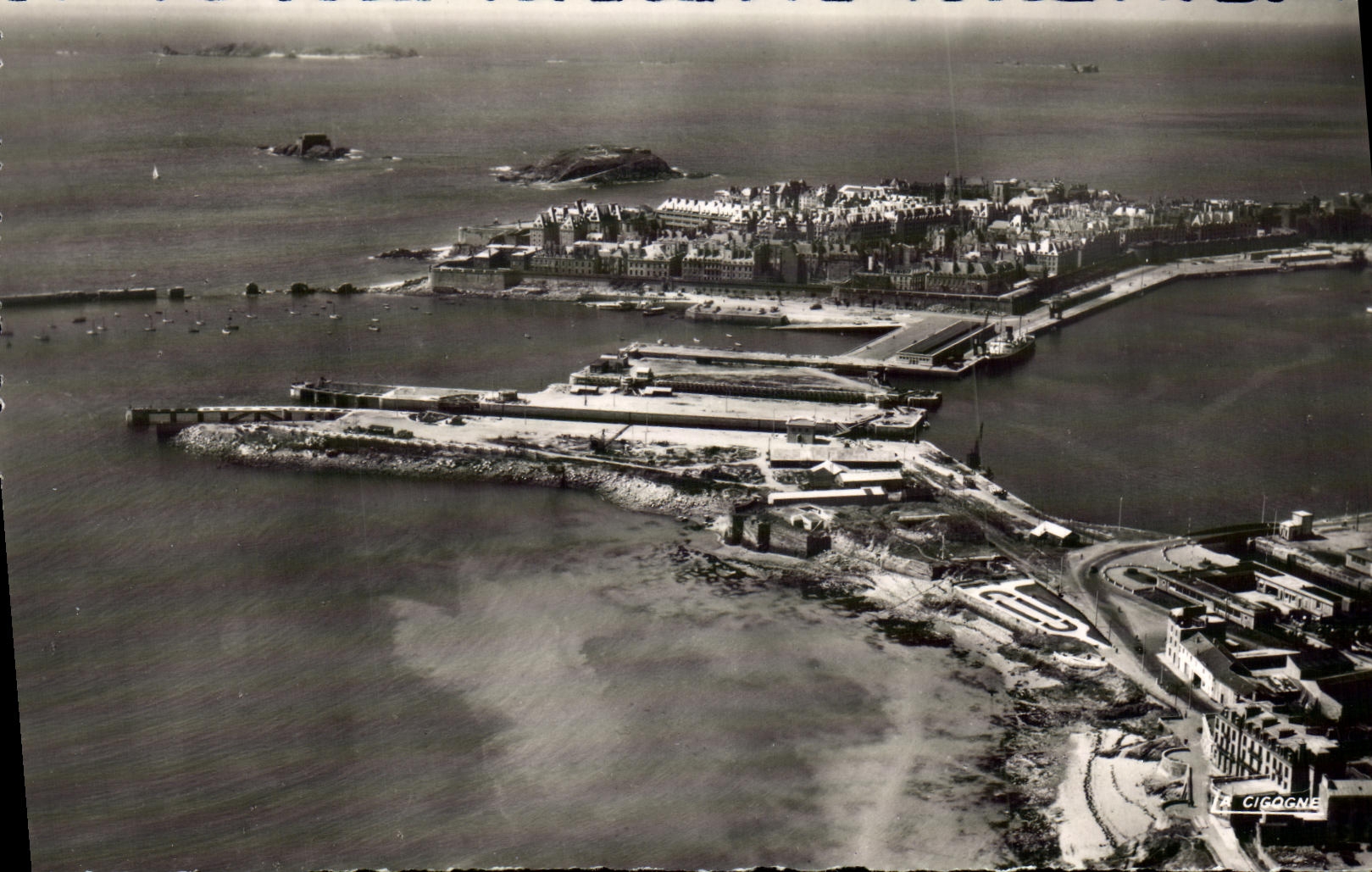CPM St Malo Vue aerienne