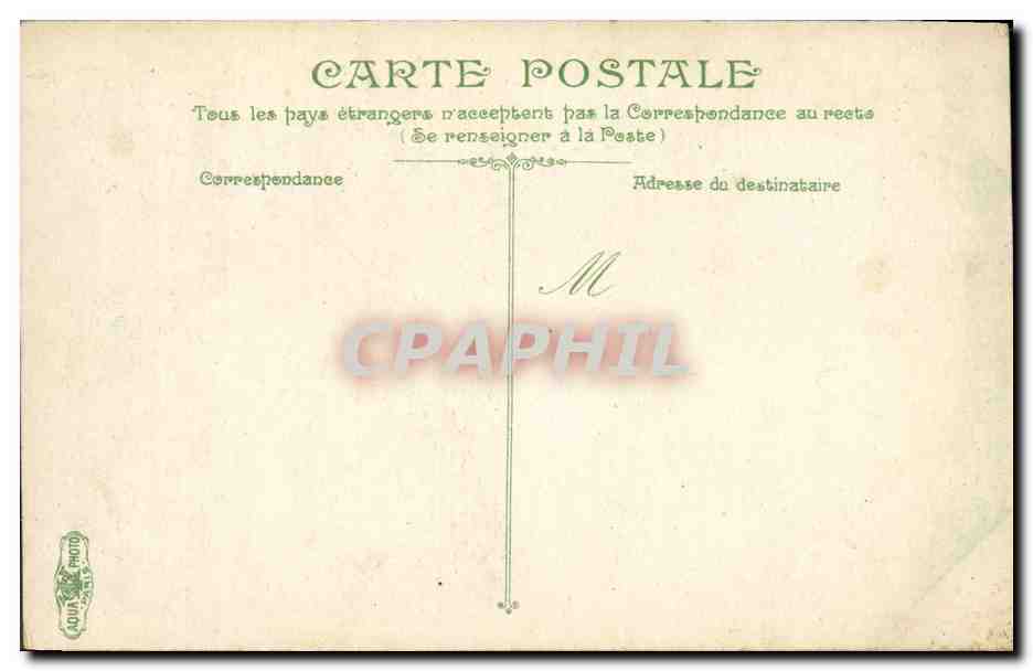 Saint-Malo — La Place Châteaubriand — éditeur A. Guillaud — Verso