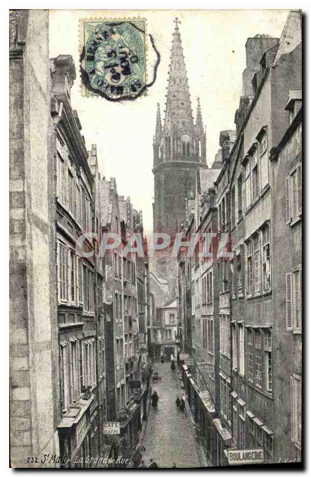 CPA St Malo La grande rue 