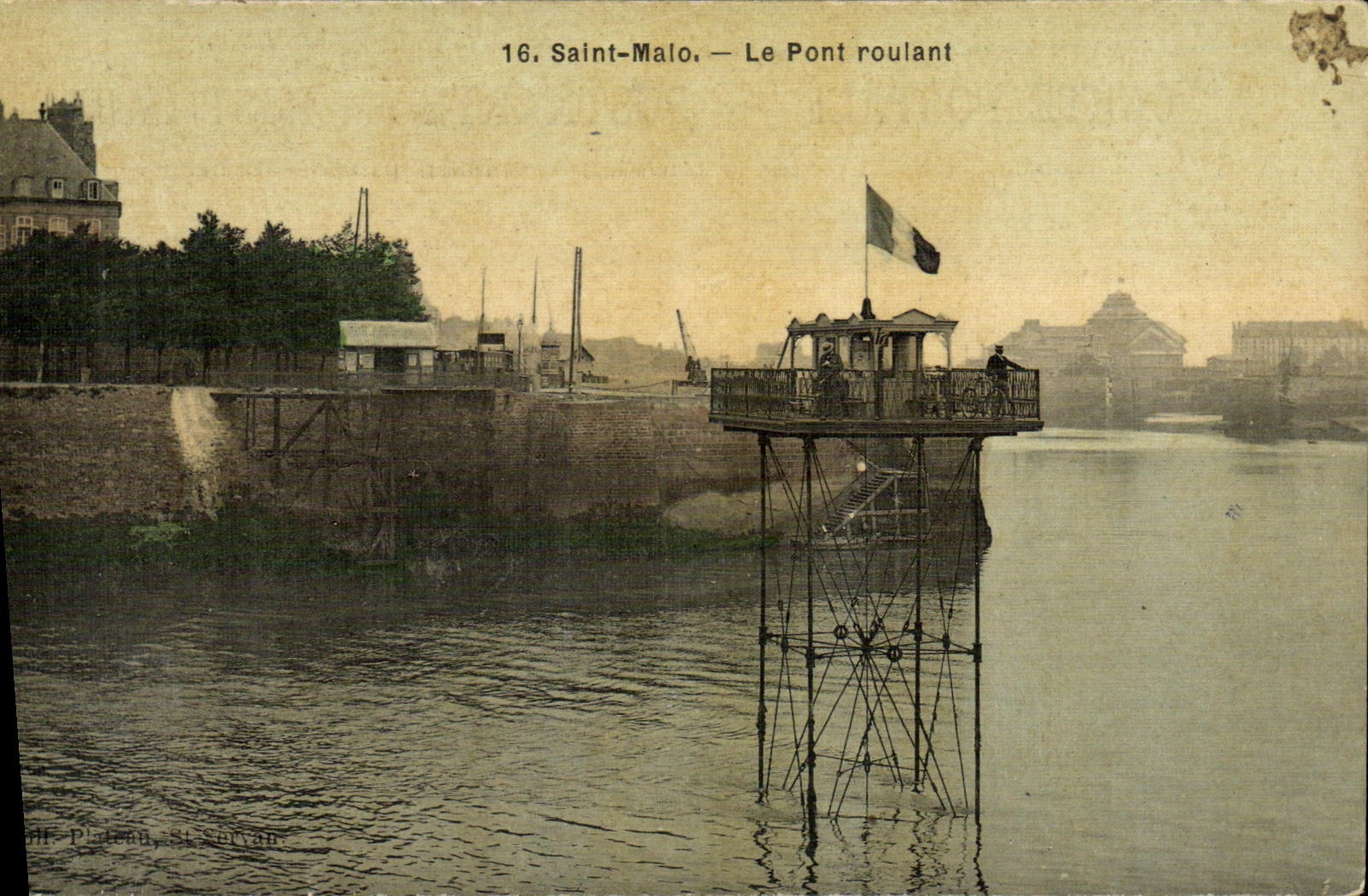 Saint-Malo — Le Pont roulant — H. Plaudeau, St-Pryvad