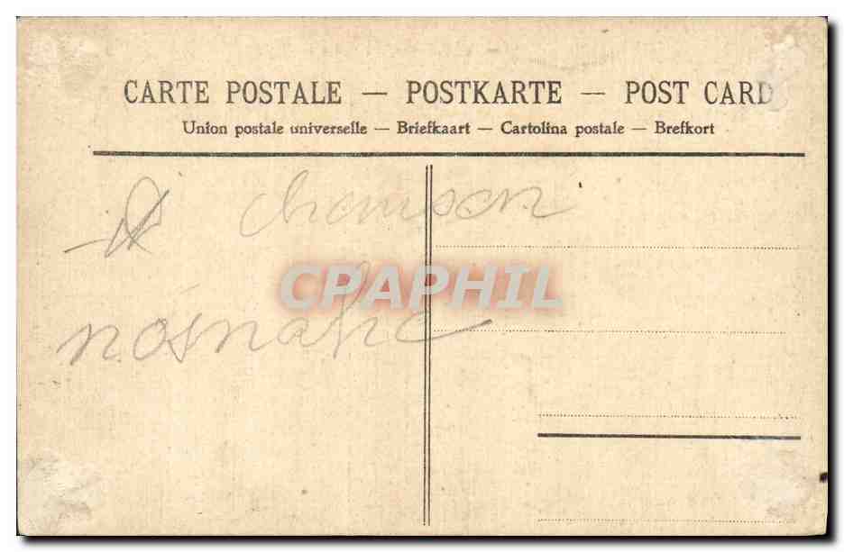Saint-Malo — Le Pont roulant — H. Plaudeau, St-Pryvad — Verso