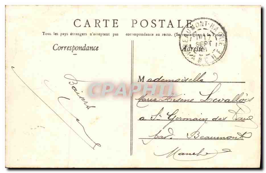 CPA Saint Malo Vue Prise du Casino — Rückseite
