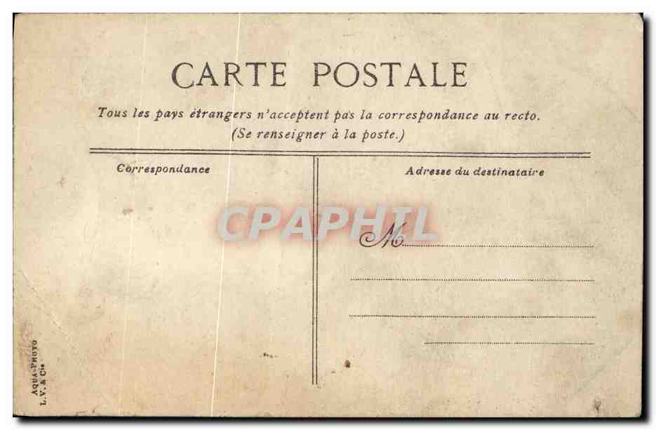 Cartolina d'epoca Saint Malo La grande rue — Verso