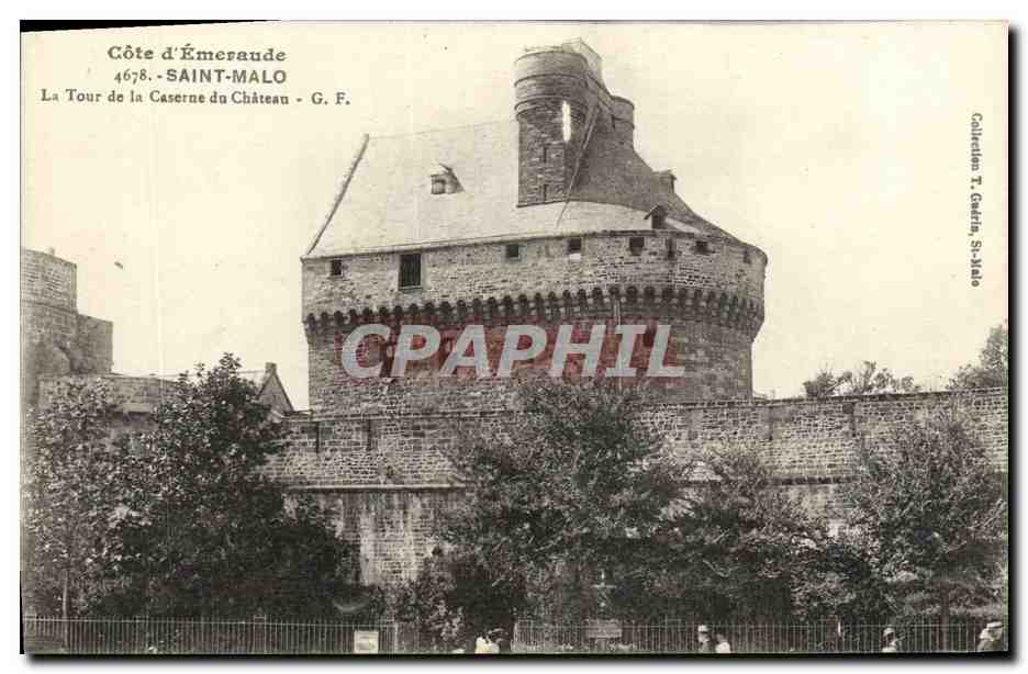 Saint-Malo — La Tour de la Caserne du Château — G. F. — Côte d'Émeraude 4678