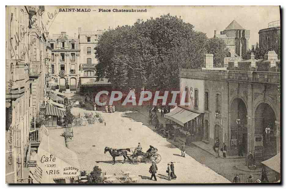 Saint-Malo — Place Chateaubriand — éditeur Allsopp & Palleale, n° 35