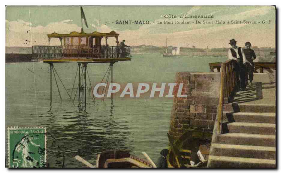 Saint-Malo — Le Pont Roulant — De Saint-Malo à Saint-Servan — G.F.