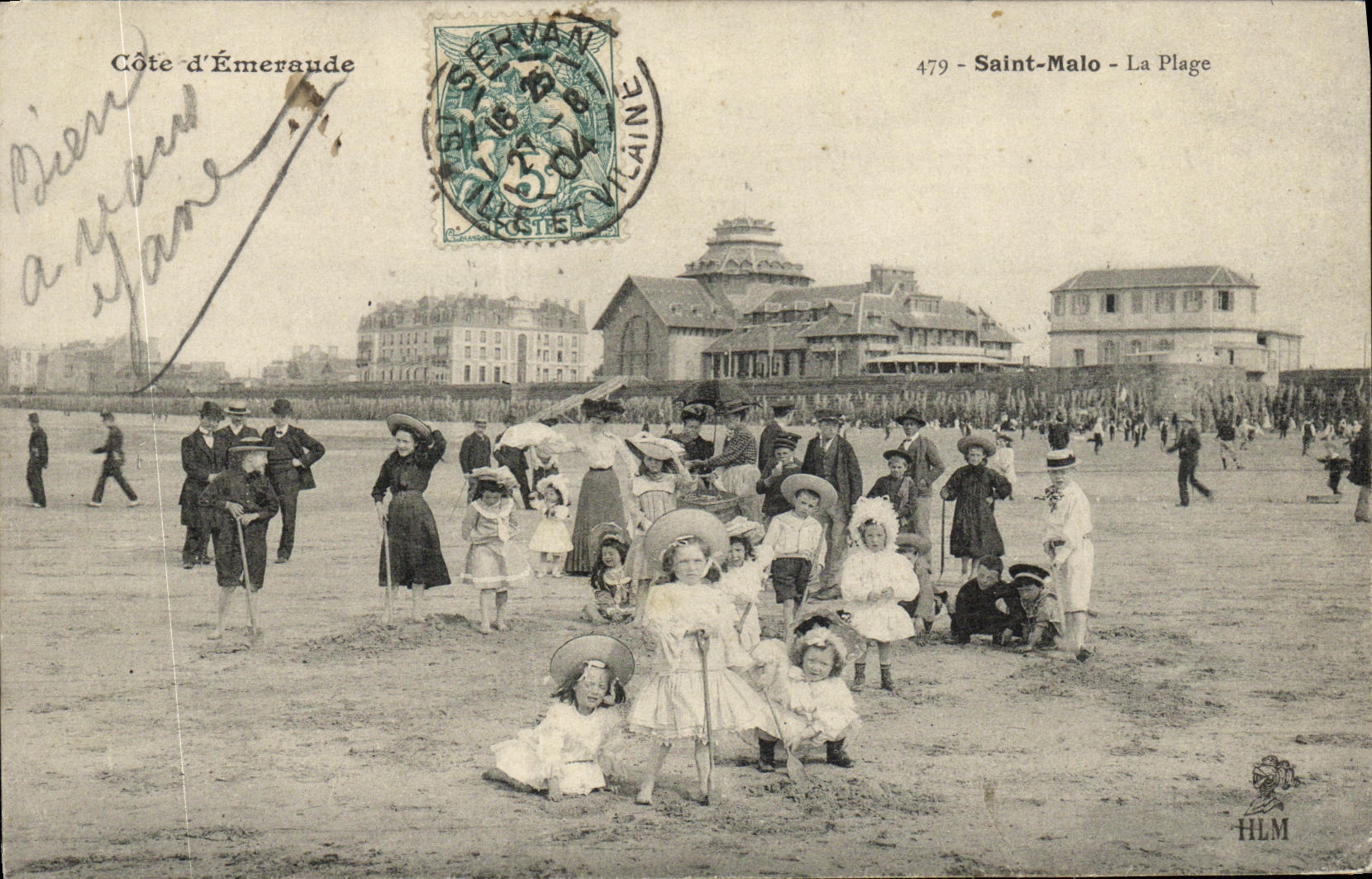 Saint-Malo - La Plage — Côte d'Émeraude, n°479, éditeur HLM