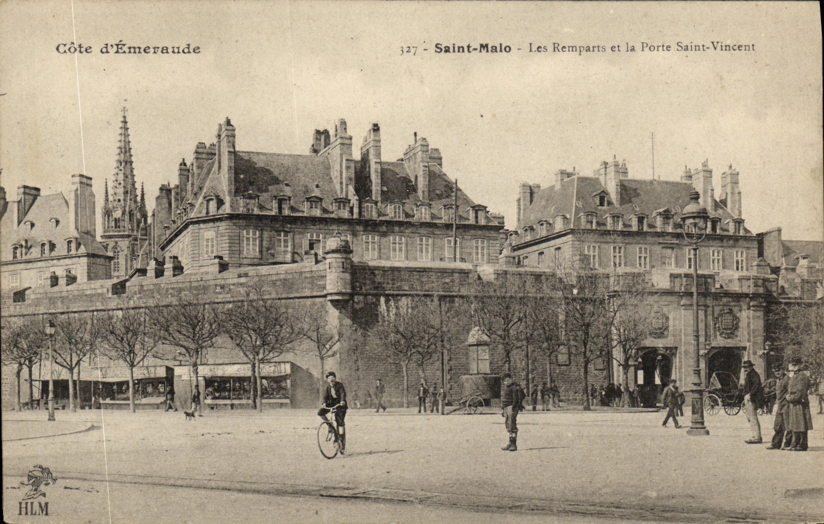 Saint-Malo - Les Remparts et la Porte Saint-Vincent — Côte d'Émeraude, n°327