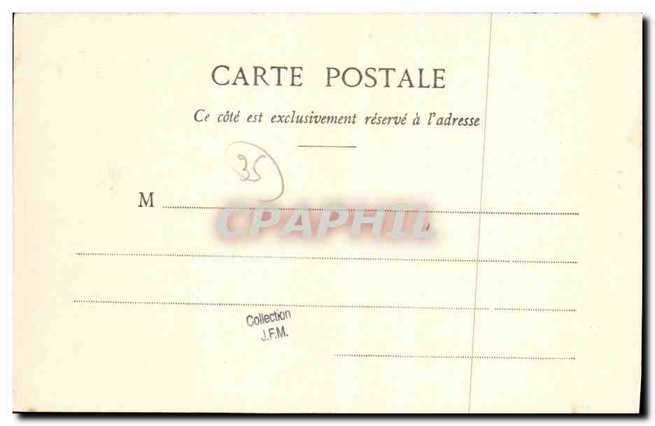 St-Malo - Les Remparts - La Tour Bidouane — Côte d'Émeraude, éditée par H. L. M. n°45 — Verso