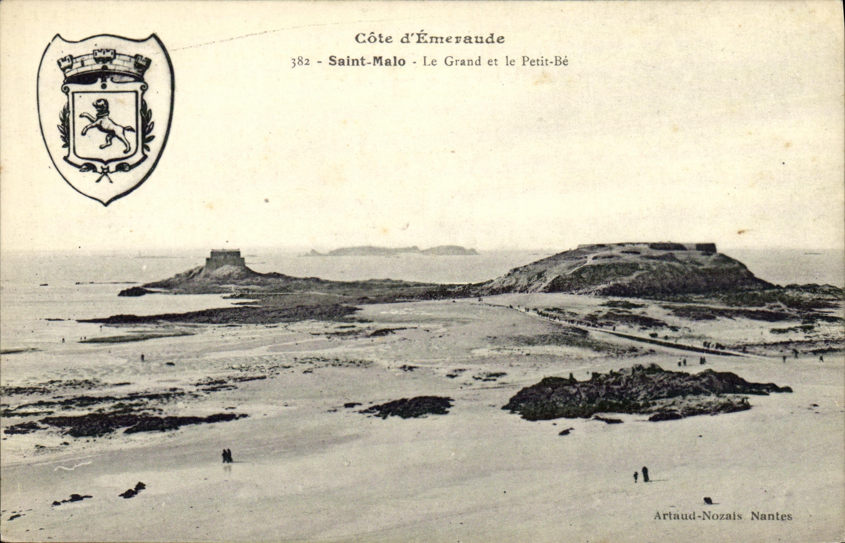 Côte d'Émeraude - Saint-Malo - Le Grand et le Petit-Bé — Artaud-Nozais, Nantes, n°382