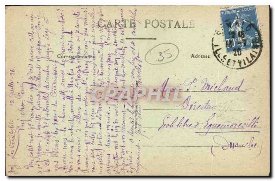 St-Malo — Bateau Terreneuvier dans le bassin — Côte d’Émeraude, n°325 — Verso