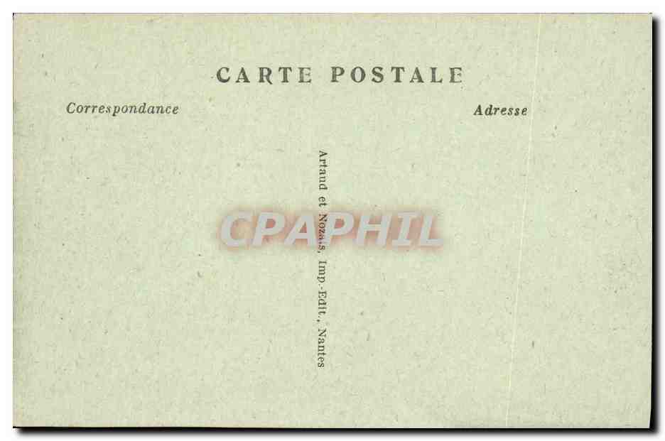 Saint-Malo — La Place Châteaubriand — Cote d’Émeraude, Verlag Armand et Nozais, Nantes, n°72 — Rückseite