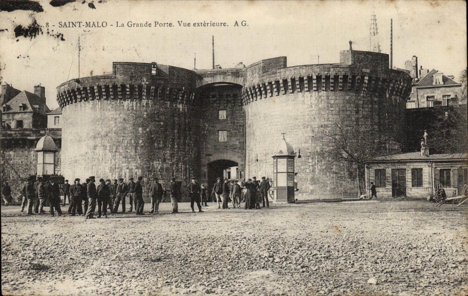 Saint-Malo - La Grande Porte. Vista exterior. A.G.