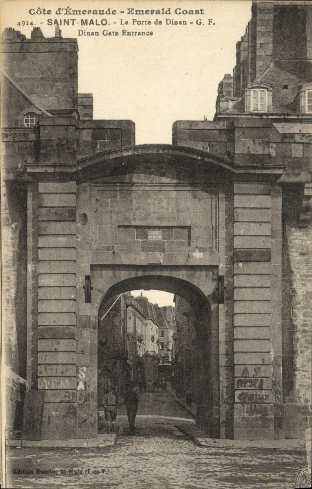 Porte de Dinan - Saint-Malo - Côte d'Émeraude - G. F. - Gudrin Edition, St-Malo (I.-41-V.)