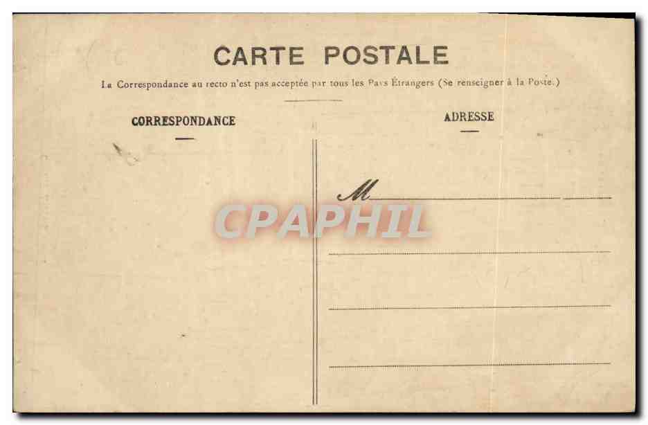 Saint-Malo — Rue du Boyer — Collection Germain fils aîné, St-Malo, n° 3526 — Verso