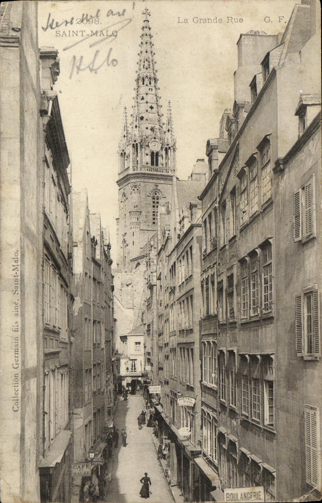 Saint-Malo — La Grande Rue — G. F. (éditeur)