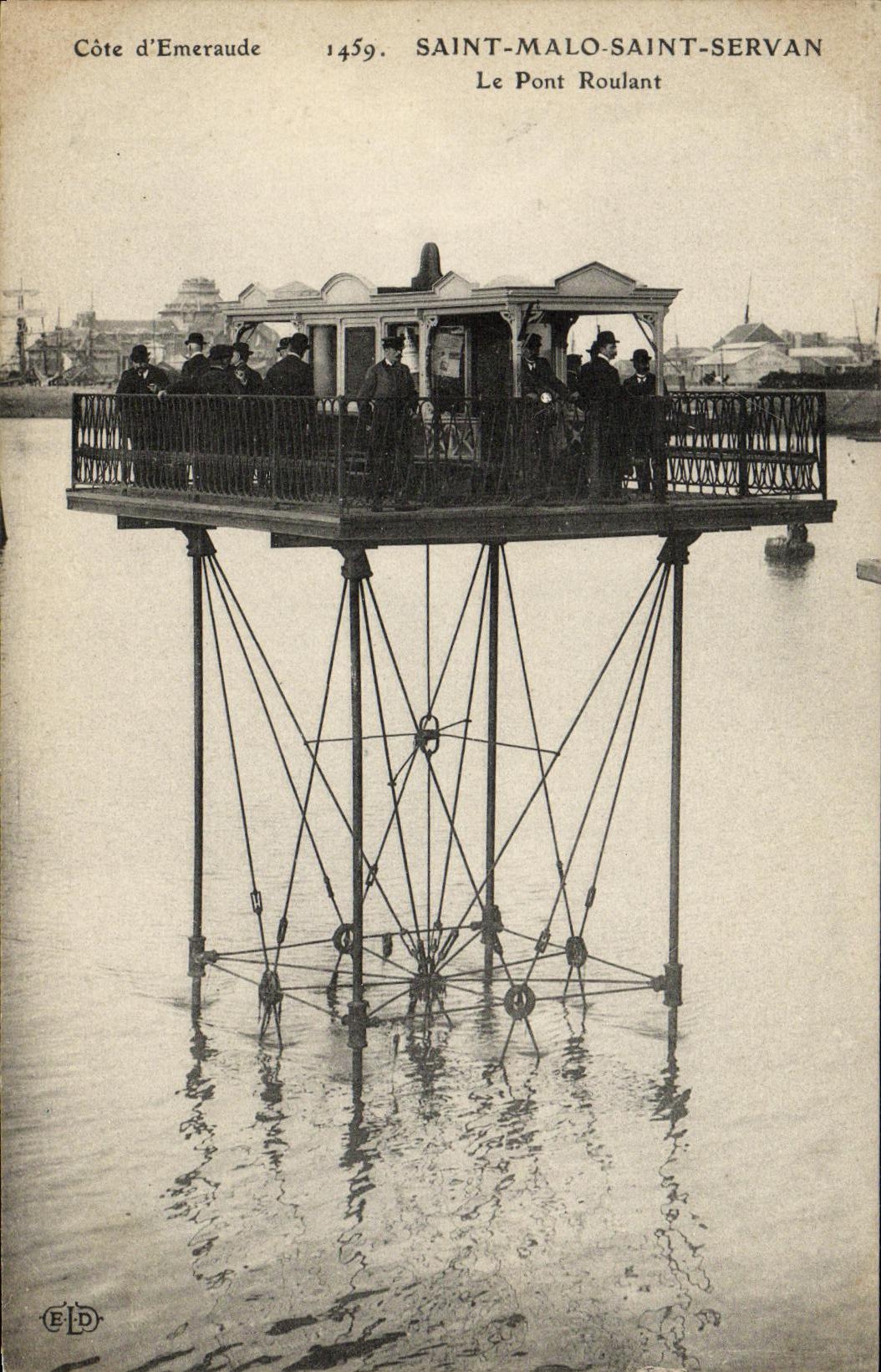 Saint-Malo-Saint-Servan — El Puente Móvil — Editor ELD, n° 1459