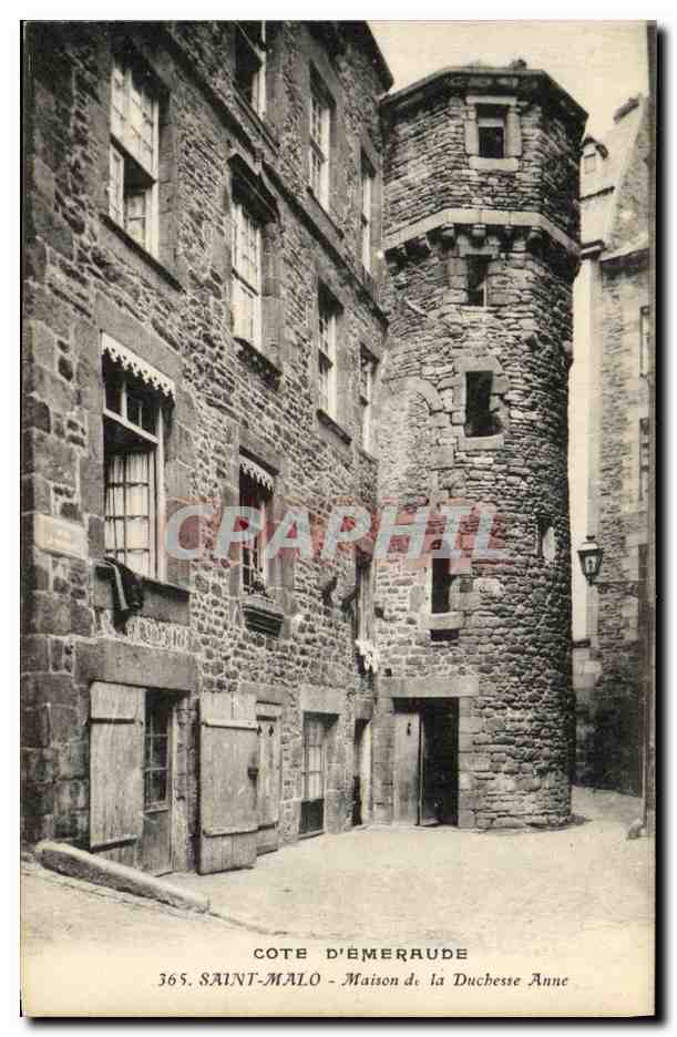 Côte d'Émeraude - Maison de la Ducheste Anne — Saint-Malo, n°365