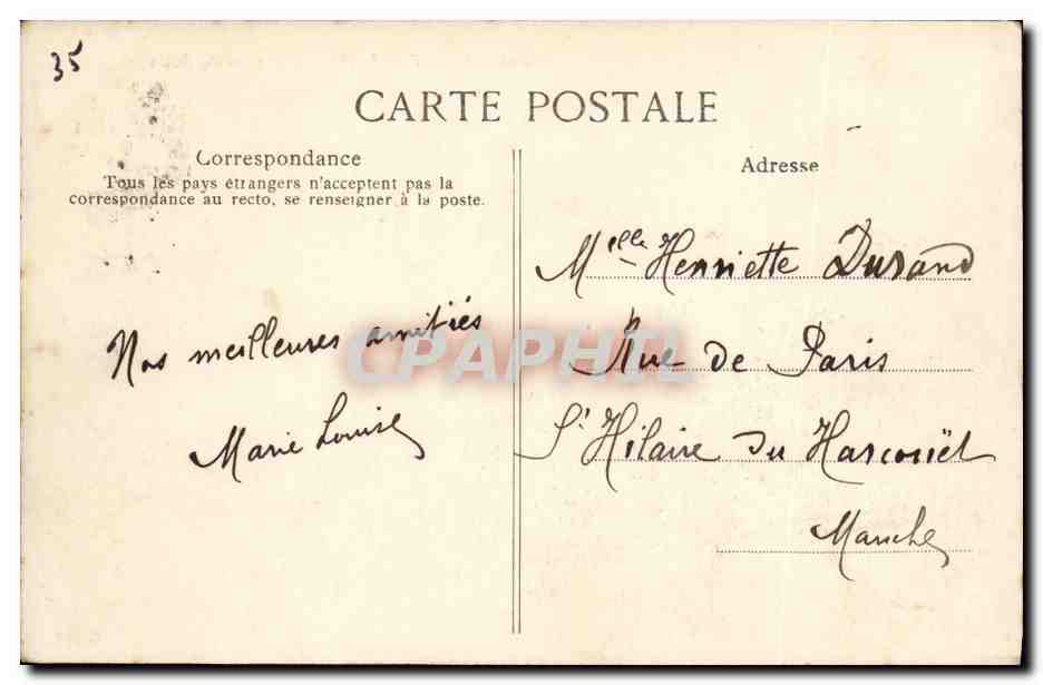 Saint-Malo — Vue prise du Môle — Côte d’Emeraude, n°426 — Verso