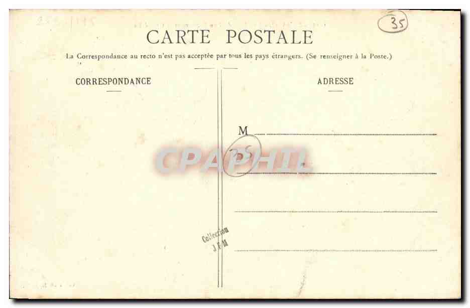 St-Malo - La Plage de Bon-Secours et le Grand Bé — Collection H. L. M. — Verso