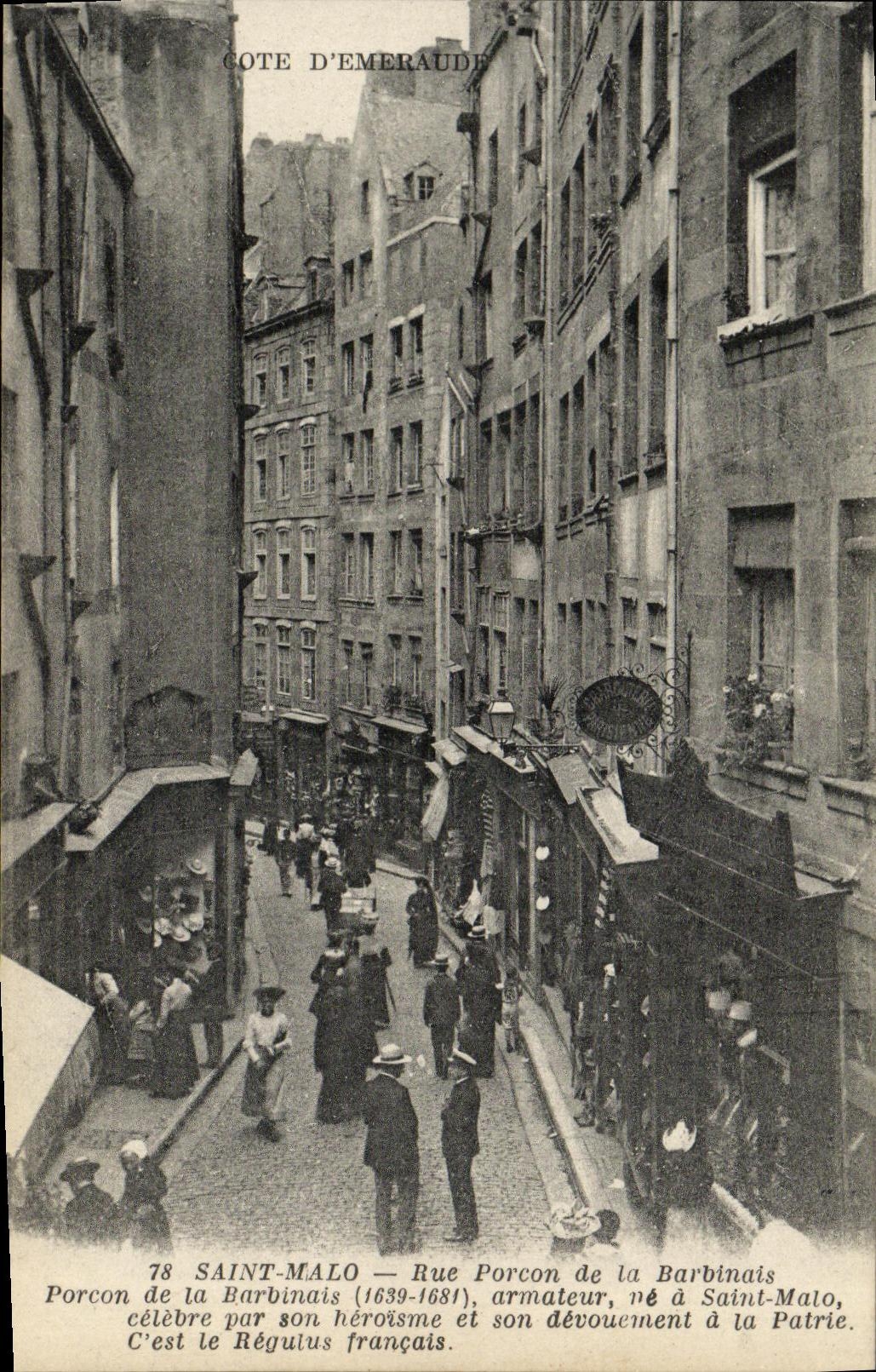 Saint-Malo — Rue Porcon de la Barbinais — Artand et Nozais, Nantes