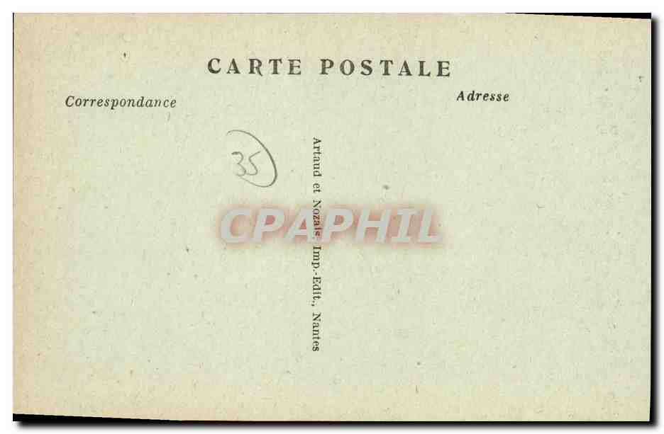 Saint-Malo — Rue Porcon de la Barbinais — Artand et Nozais, Nantes — Verso