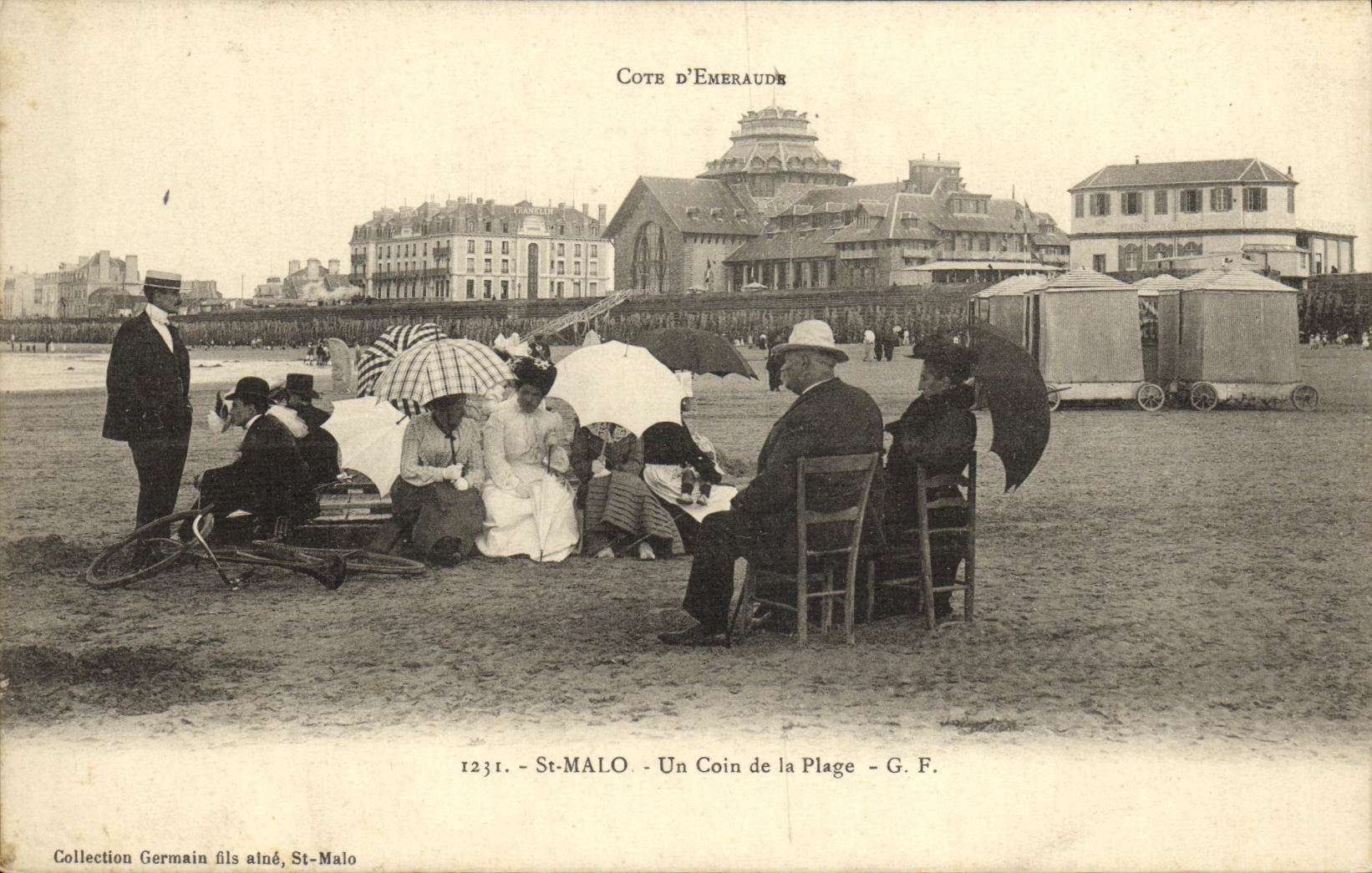 St-Malo - Un Coin de la Plage - G. F.