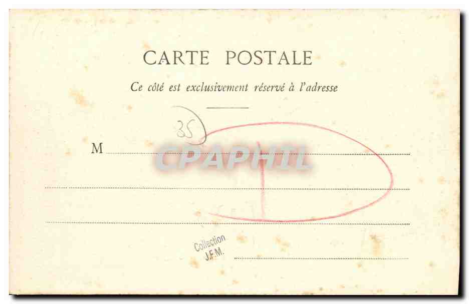 St-Malo - Un Coin de la Plage - G. F. — Achterkant