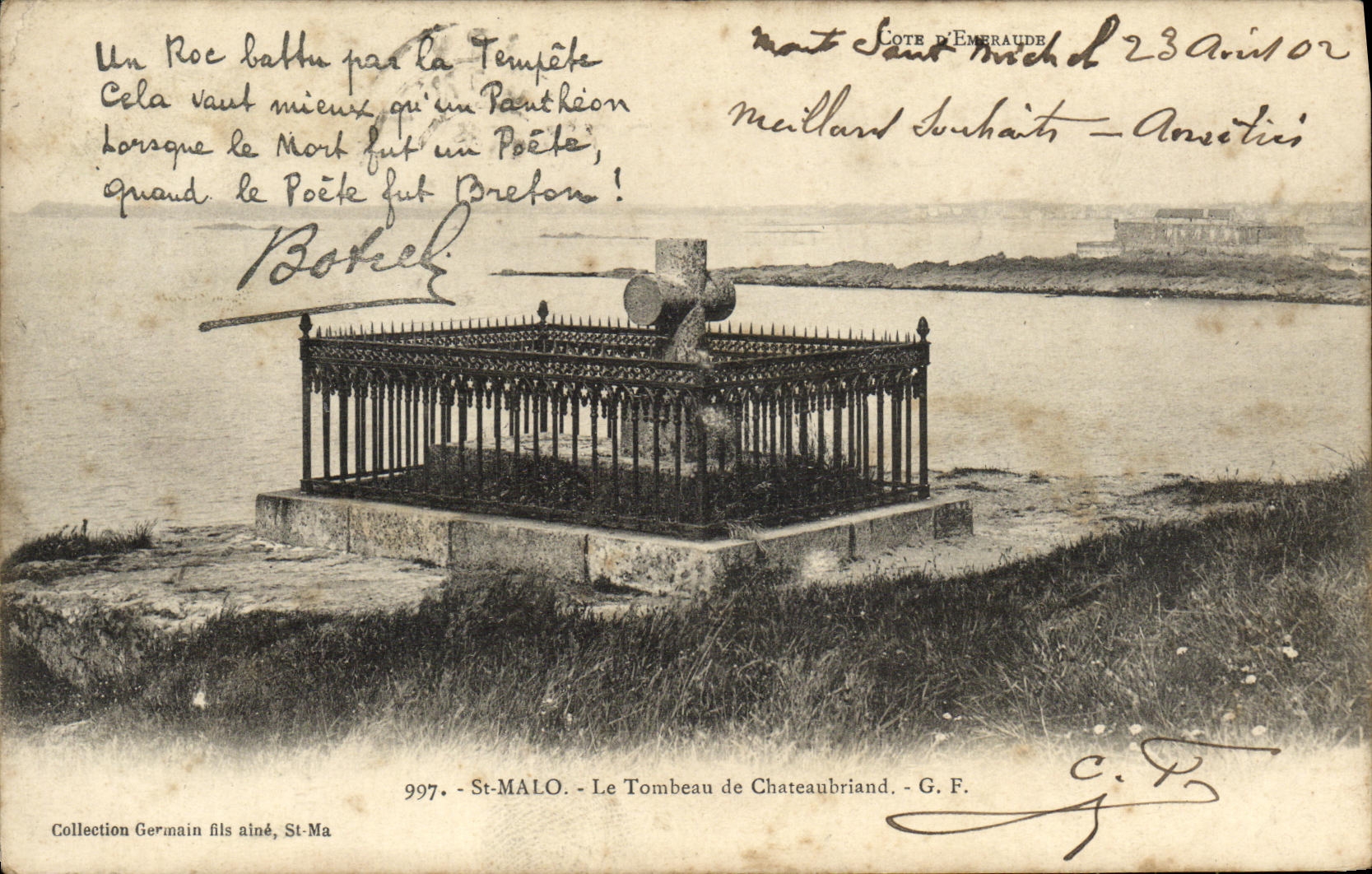 St-Malo - Il Sepolcro di Chateaubriand - G. F. - n°997