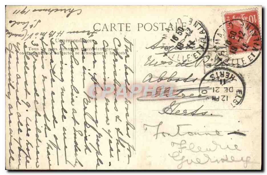 Saint-Malo — Les Remparts de Bon-Secours — Éditeur E.D. n°1494 — Reverso