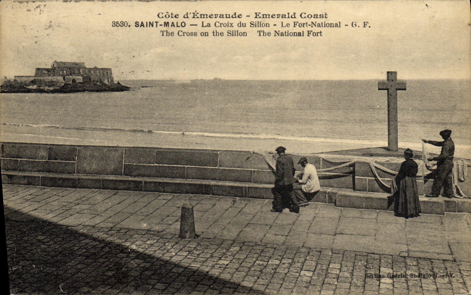 Saint-Malo — La Croix du Sillon — Le Fort-National — Uitgave Gaérin St-Malo