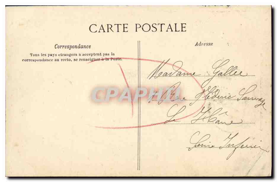 Saint-Malo — Le Tombeau de Châteaubriand, un Jour de Tempête — G. F. — n° 2535 — Reverso