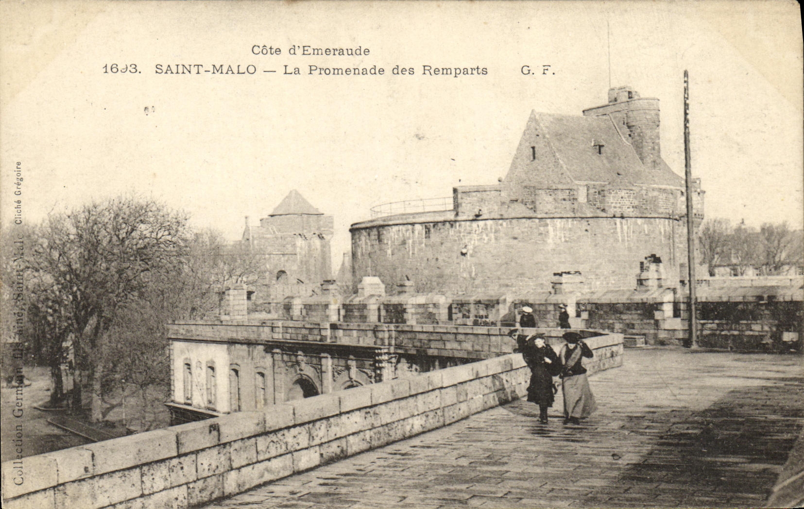 Saint-Malo — La Promenade des Remparts — Côte d’Emeraude — G.F. / Grégoire
