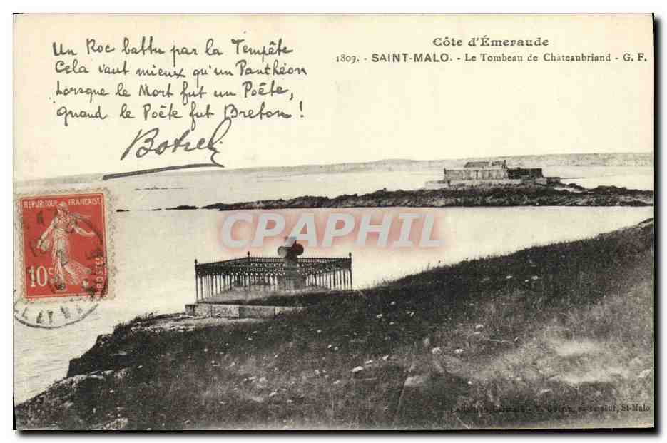 Côte d'Émeraude - Le Tombeau de Châteaubriand - G.F.