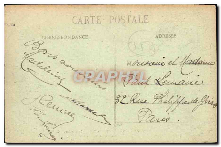 Saint-Malo - La Place Châteaubriand - G. F. — Verso