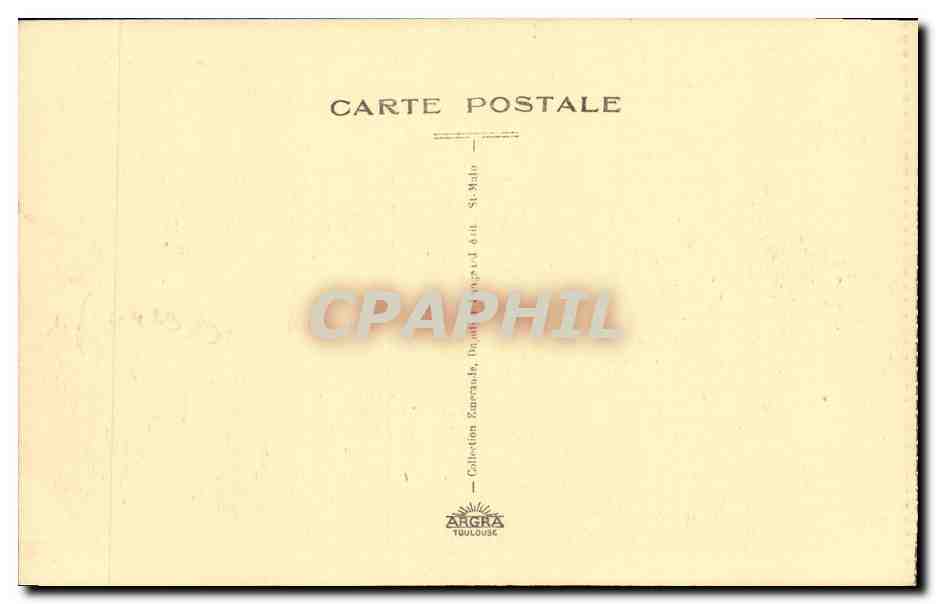 CPA St Malo La Grande Porte Bateau — Verso