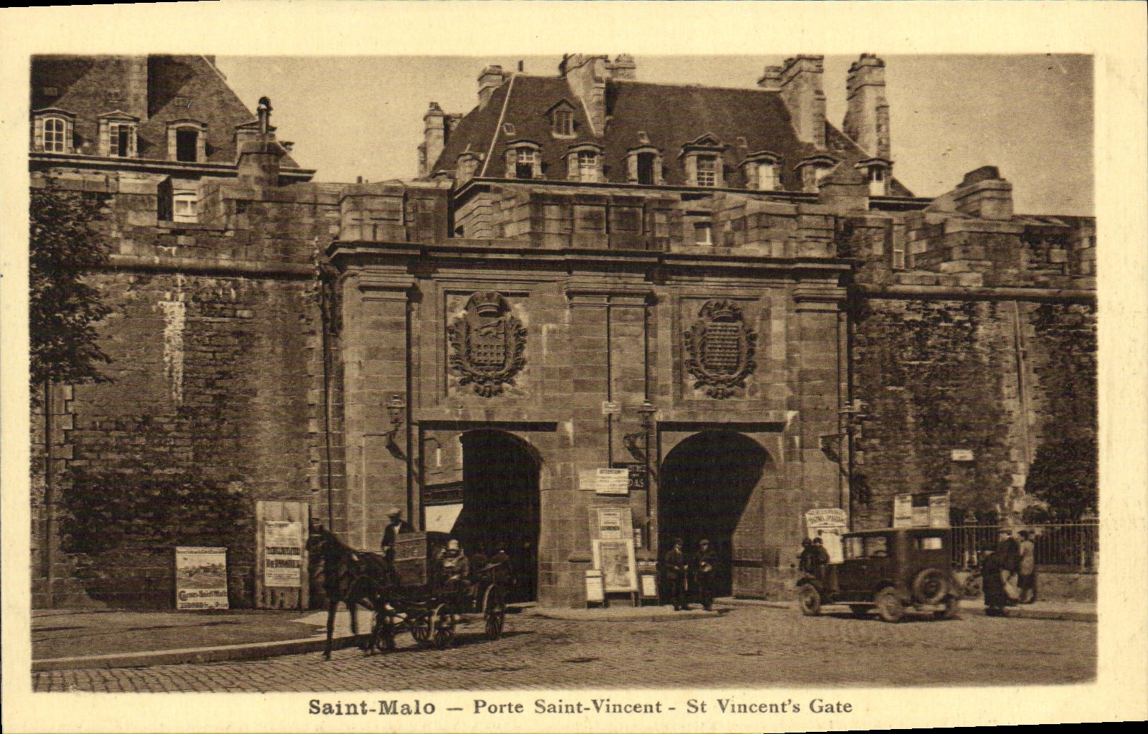 Saint-Malo — Porte Saint-Vincent — St Vincent's Gate — Éditeur : St. Géard